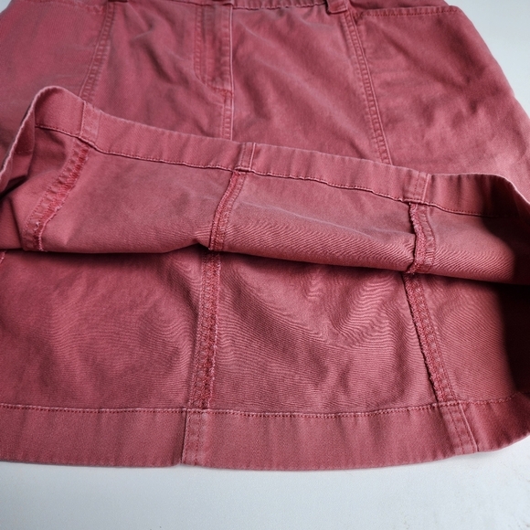 LL Bean Classic Fit Women's Comfort Wash Skirt Plus Petite Stretch Elastic 16P - Picture 7 of 9